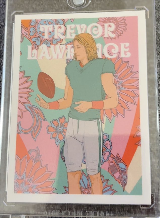 2021 Topps X #34 Trevor Lawrence — front