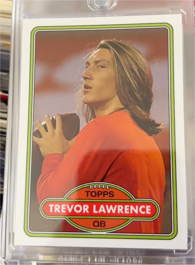 2021 Topps X #20 Trevor Lawrence — front