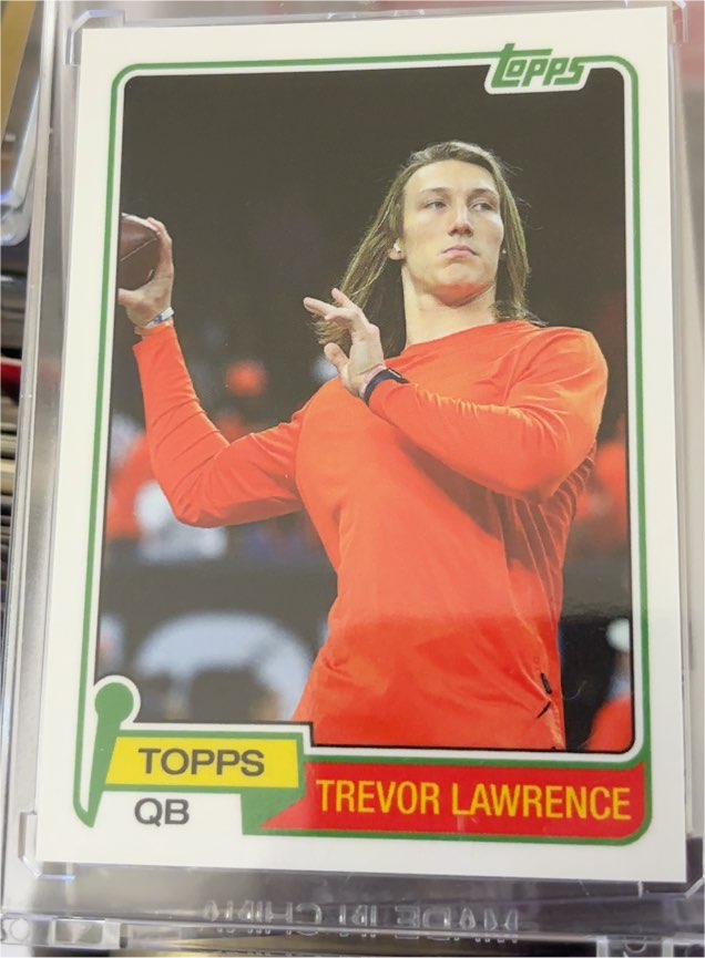 2021 Topps X #21 Trevor Lawrence — front