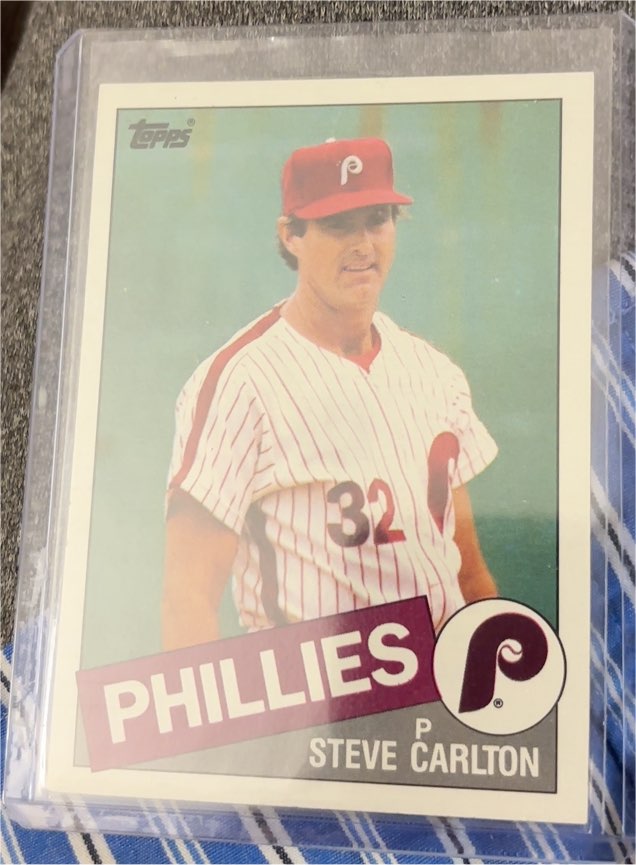 1985 Topps #360 Steve Carlton — front