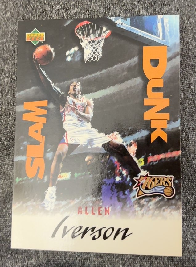 1997-98 Upper Deck Slam Dunk #SD30 Allen Iverson — front
