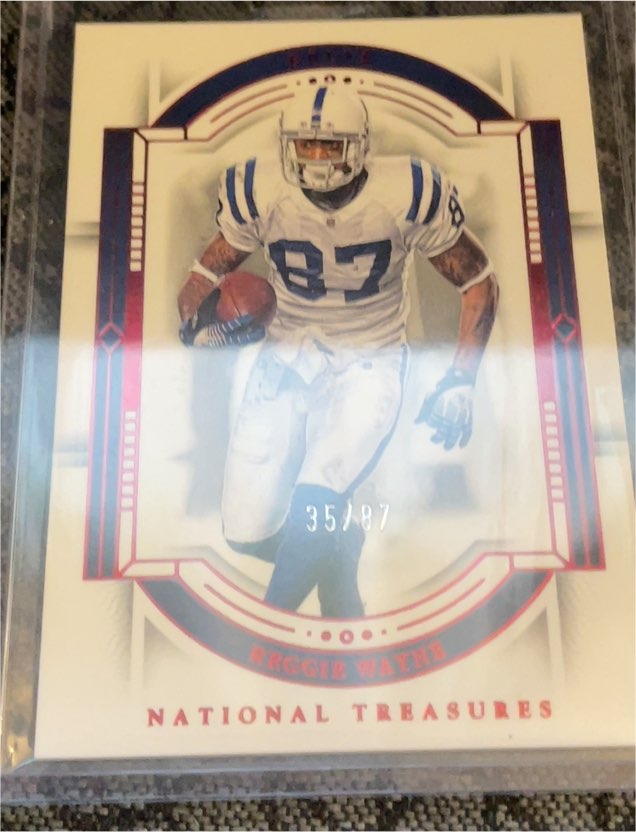 2023 Panini National Treasures #35 Reggie Wayne — front