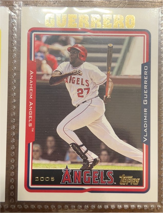 2005 Topps #150 Vladimir Guerrero Anaheim Angels — front