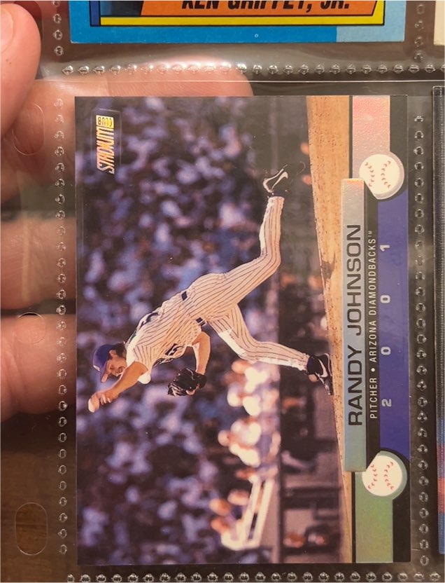 2001 Topps Stadium Club #5 Randy Johnson — front