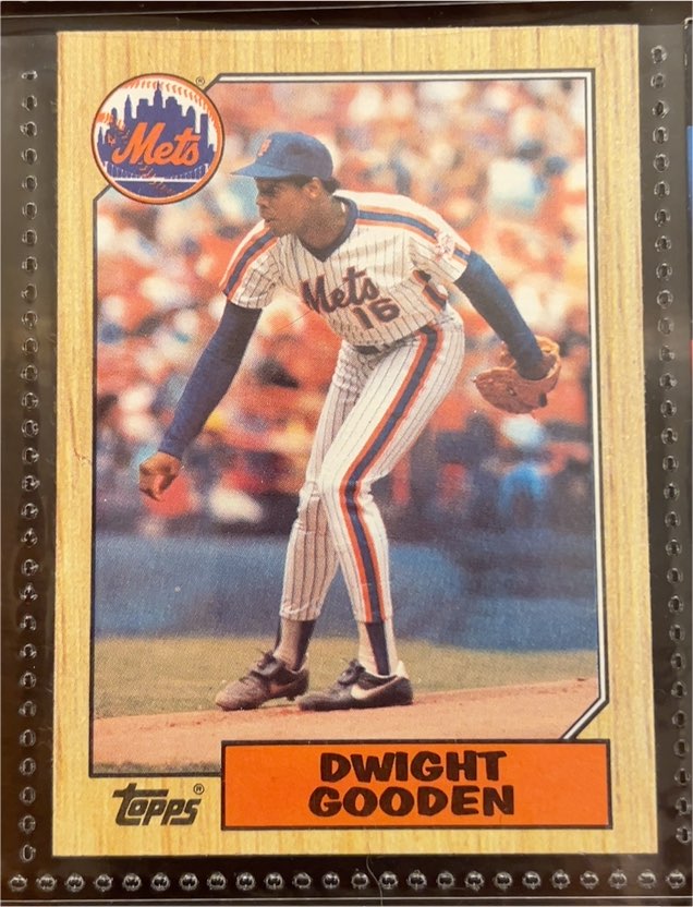 1987 Topps #130 Dwight Gooden — front