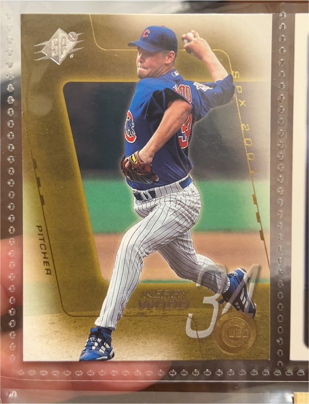 2001 Upper Deck SPx #34 Kerry Wood — front