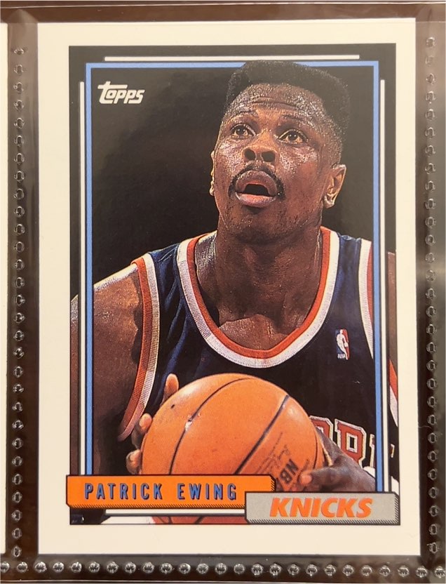 1992-93 Topps #66 Patrick Ewing — front