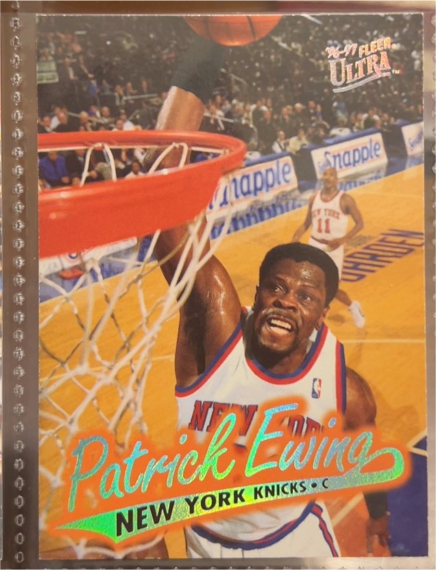 1996-97 Fleer Ultra #72 Patrick Ewing — front