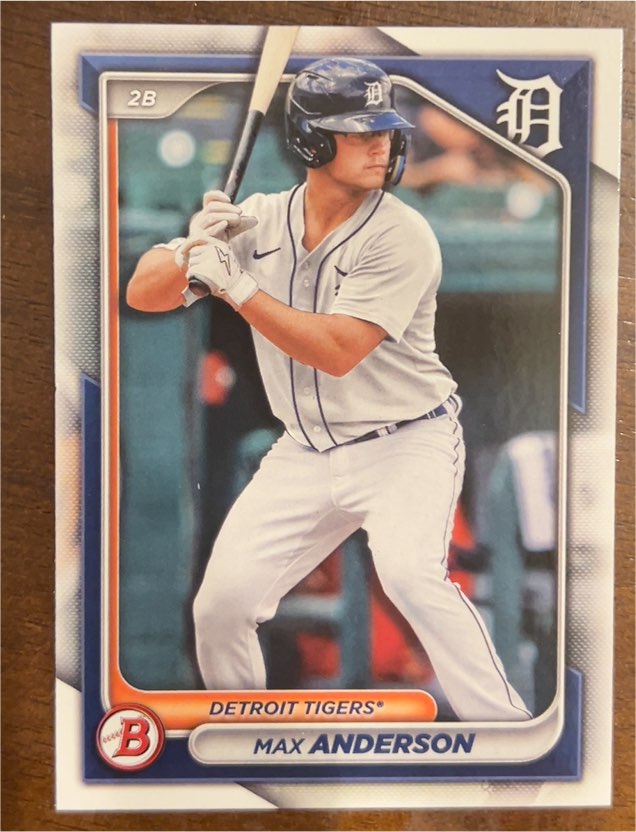 2024 Bowman Prospects #BP-128 Max Anderson — front
