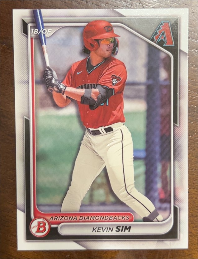 2024 Bowman Prospects #BP-34 Kevin Sim — front