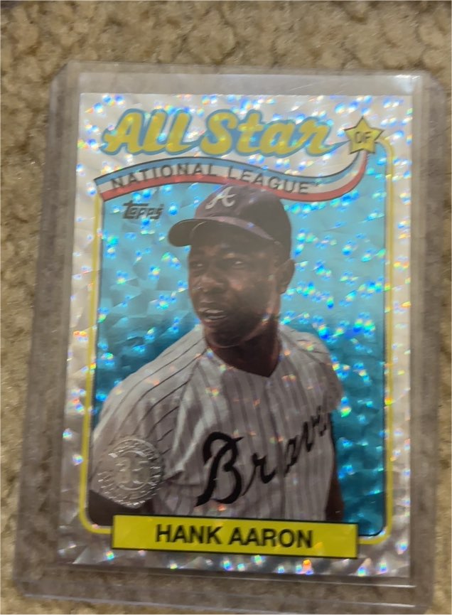 2024 Topps Series 2 #89ASB-2 Hank Aaron 1989 All-Star Foilboard — front
