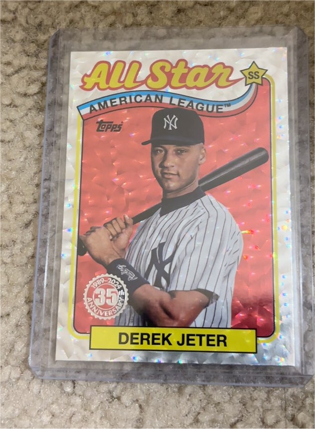 2024 Topps Series 2 #89ASB-7 Derek Jeter 1989 Topps All Star Yankees — front