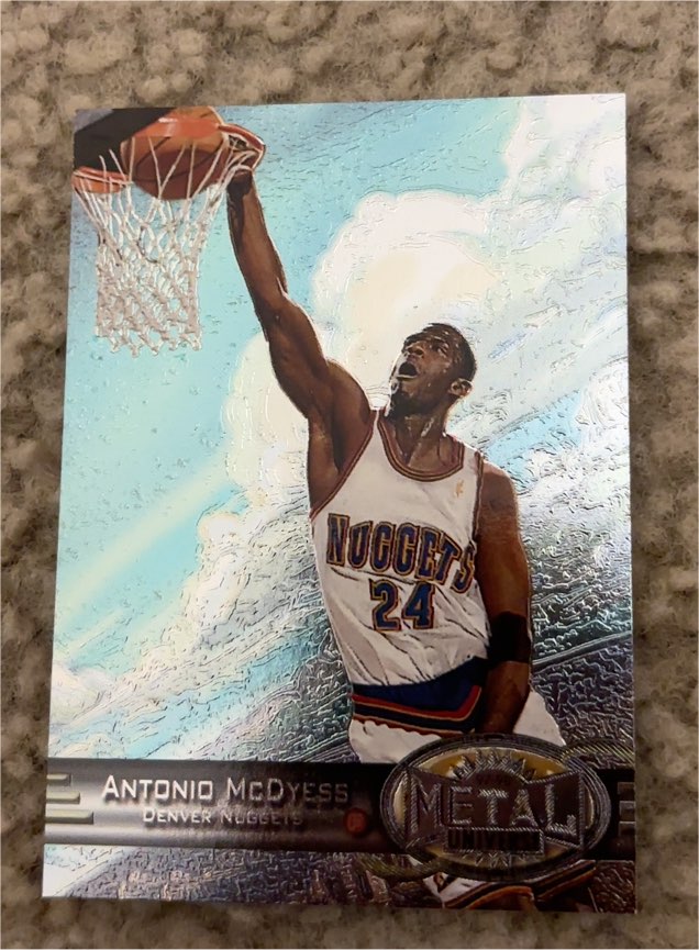 1997-98 SkyBox Metal Universe #49 Antonio McDyess — front