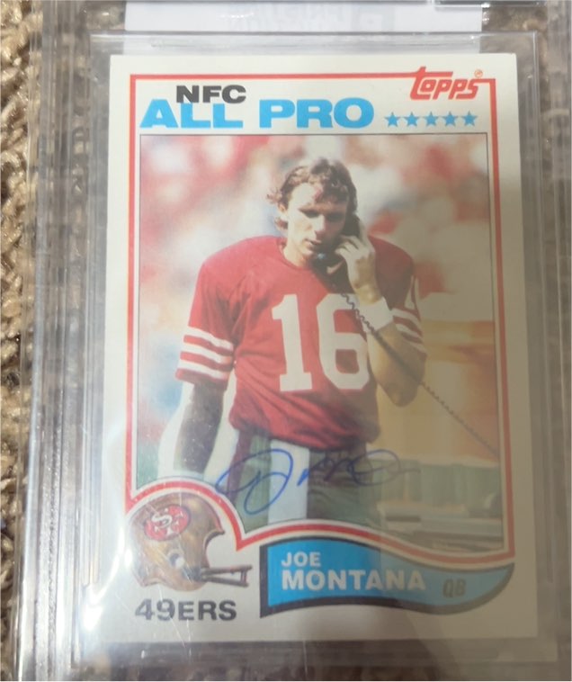 1982 Topps #488 Joe Montana All-Pro — front