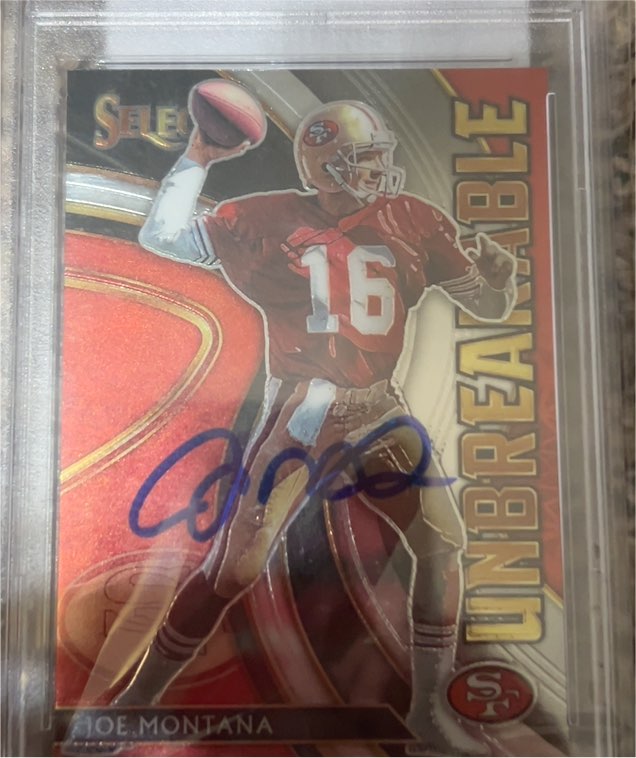 2020 Panini Select Unbreakable #U16 Joe Montana — front