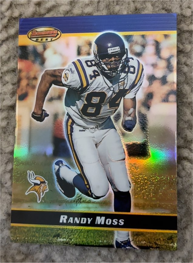 2000 Bowman's Best Randy Moss — front