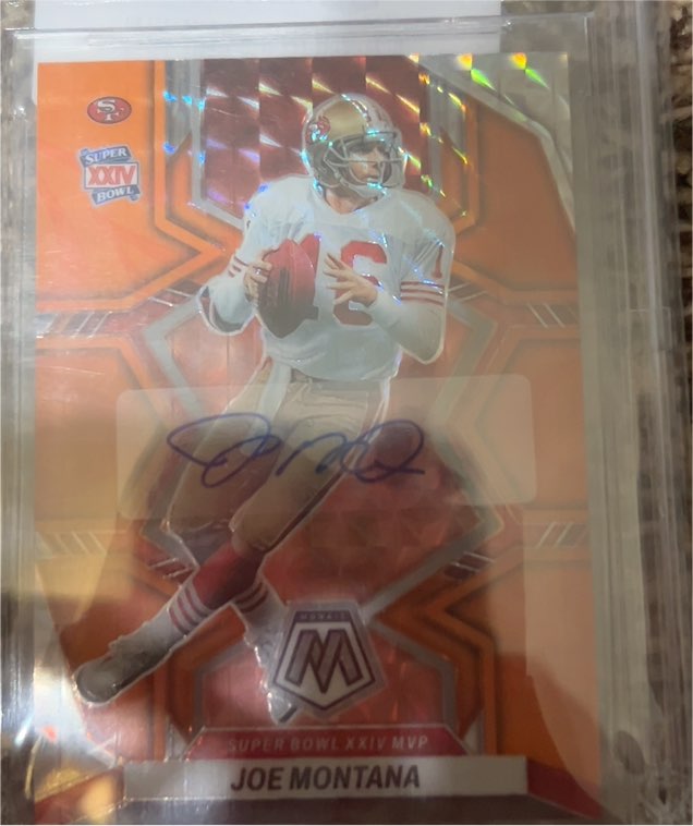 2022 Panini Mosaic Super Bowl XXIV MVP #Joe Montana — front