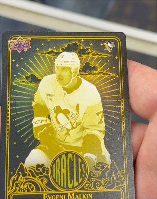 2024-25 Upper Deck Extended Oracles #O-27 Evgeni Malkin — front