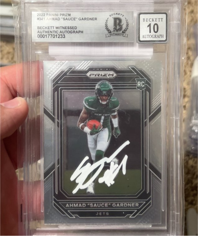 2022 Panini Prizm #341 Ahmad "Sauce" Gardner — front