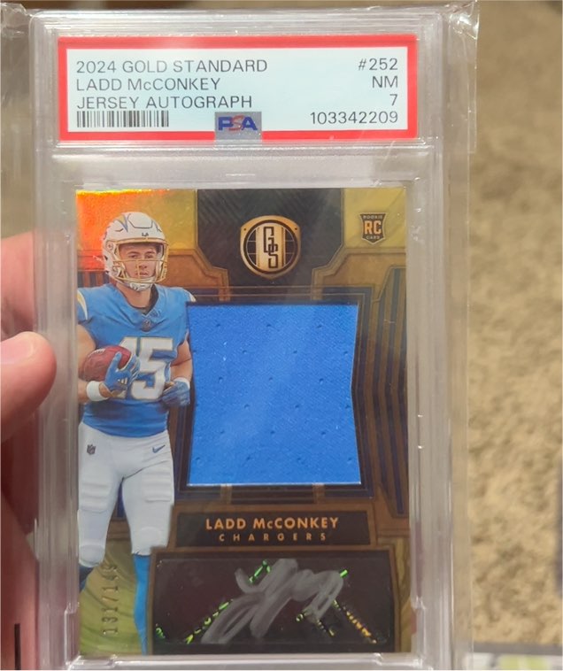 2024 Panini Gold Standard #252 Ladd McConkey — front