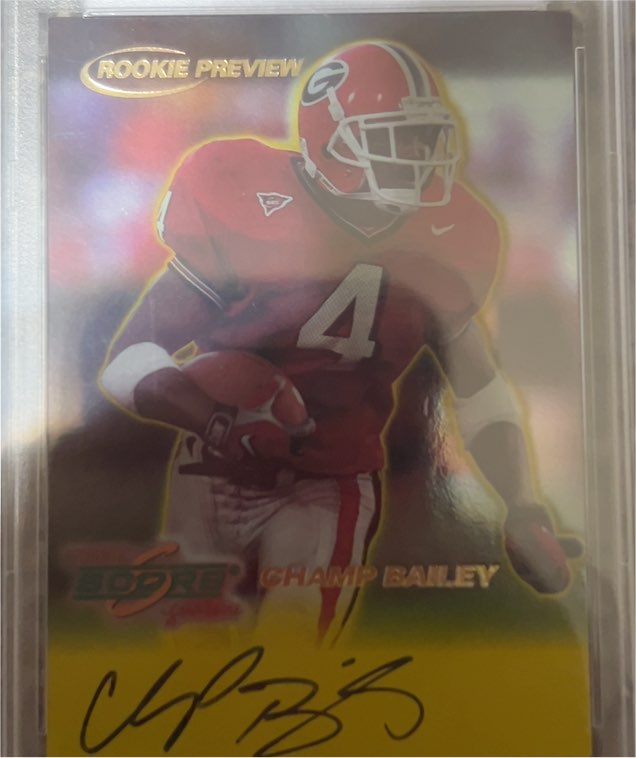 1999 Score Rookie Preview #NNO Champ Bailey — front