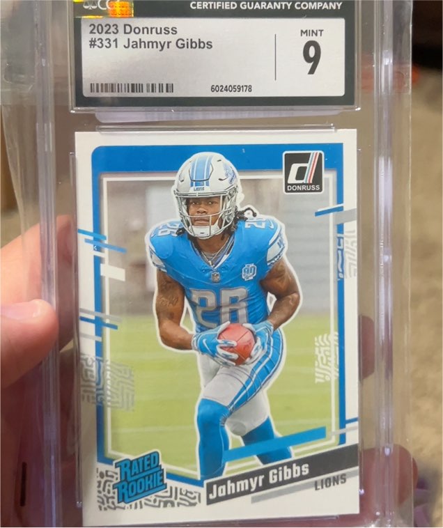 2023 Donruss #331 Jahmyr Gibbs — front