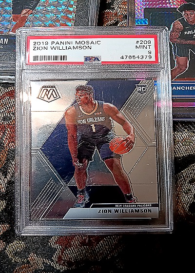 2019 Panini Mosaic #209 Zion Williamson — front