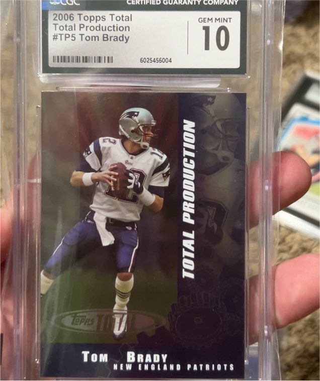 2006 Topps Total Total Production #TP5 Tom Brady — front