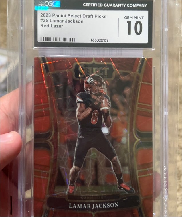 2023 Panini Select Draft Picks #35 Lamar Jackson — front