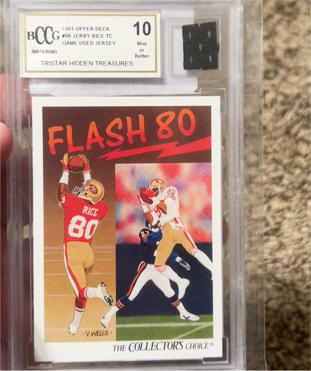 1991 Upper Deck #86 Jerry Rice — front
