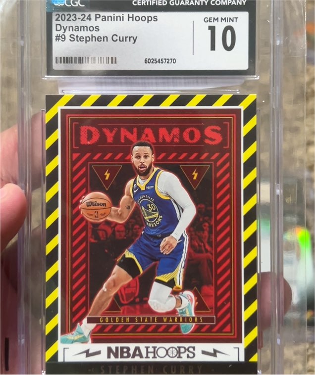 2023-24 Panini Hoops #9 Stephen Curry — front