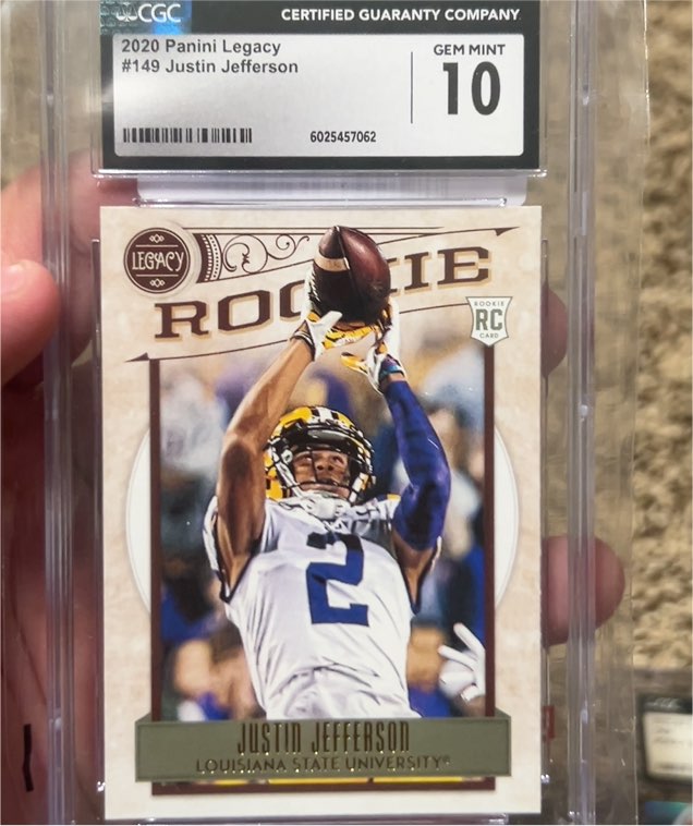 2020 Panini Legacy #149 Justin Jefferson — front