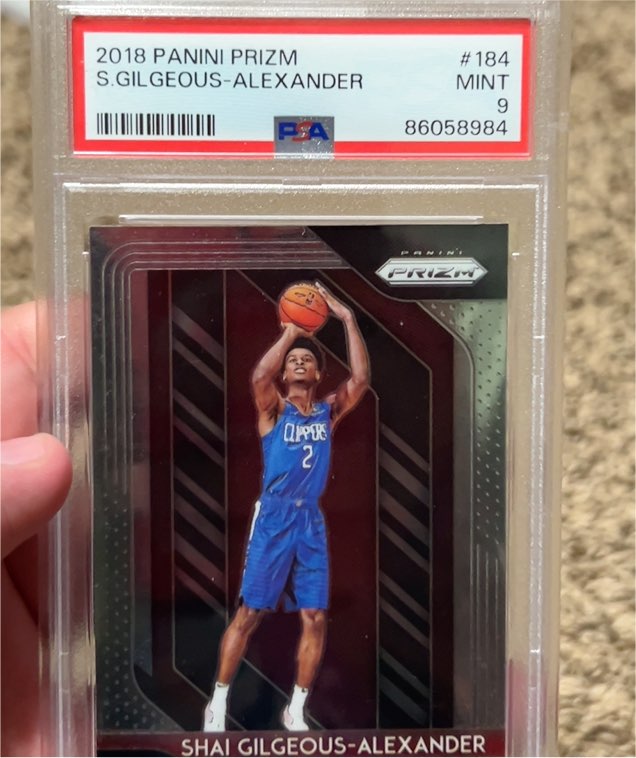 2018 Panini Prizm #184 Shai Gilgeous-Alexander — front