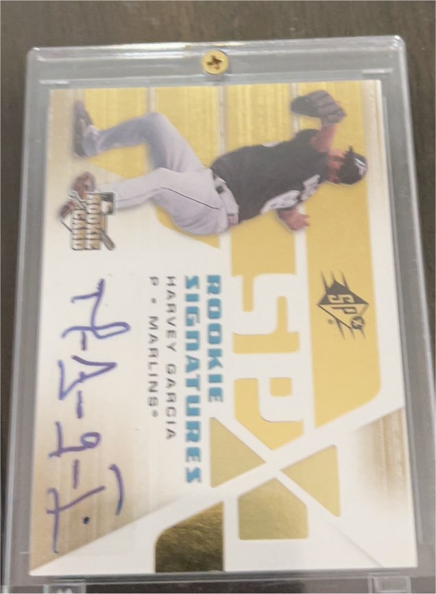 2008 Upper Deck SPx #115 Harvey Garcia Rookie Signatures — front
