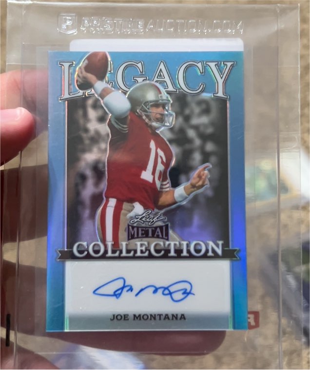 2024 Leaf Metal Legacy Collection Joe Montana — front