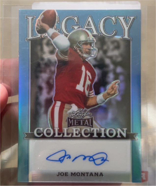 2024 Leaf Metal Legacy Collection Joe Montana — front