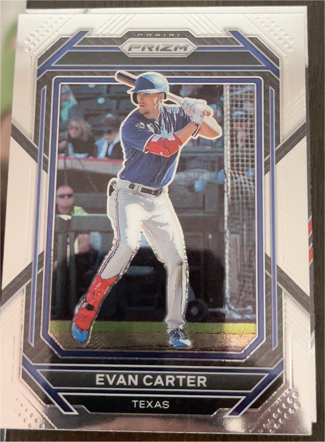 2023 Panini Prizm #11 Evan Carter — front