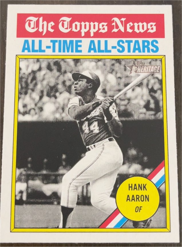 2025 Topps Heritage #346 Hank Aaron — front