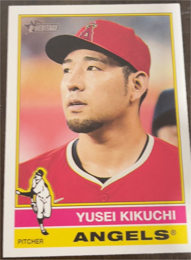 2025 Topps Heritage #209 Yusei Kikuchi — front