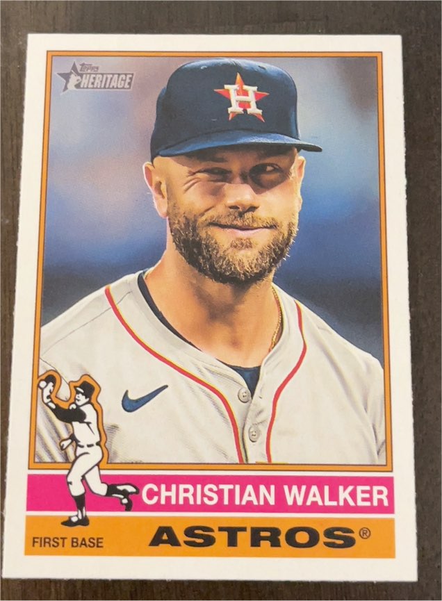 2025 Topps Heritage #110 Christian Walker — front