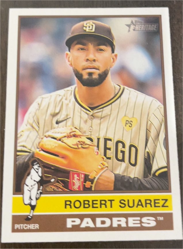 2025 Topps Heritage #91 Robert Suarez — front
