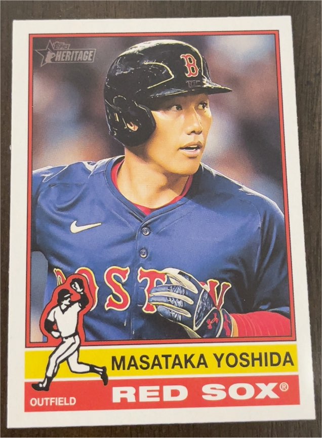 2025 Topps Heritage #125 Masataka Yoshida — front