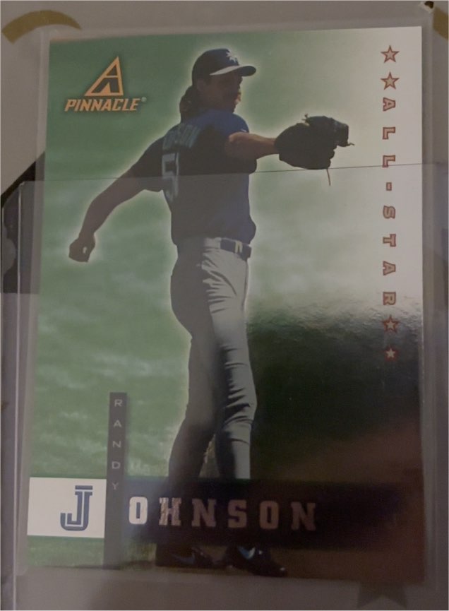 1998 Pinnacle Plus #13 Randy Johnson — front