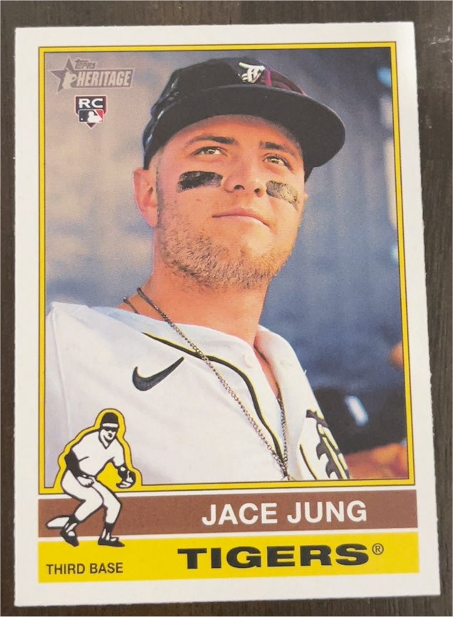 2025 Topps Heritage #71 Jace Jung — front
