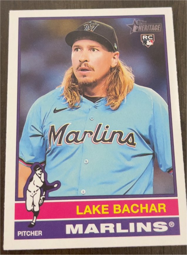 2025 Topps Heritage #254 Lake Bachar — front
