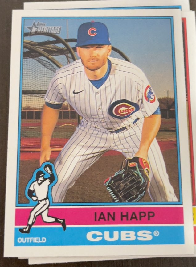 2025 Topps Heritage #222 Ian Happ — front