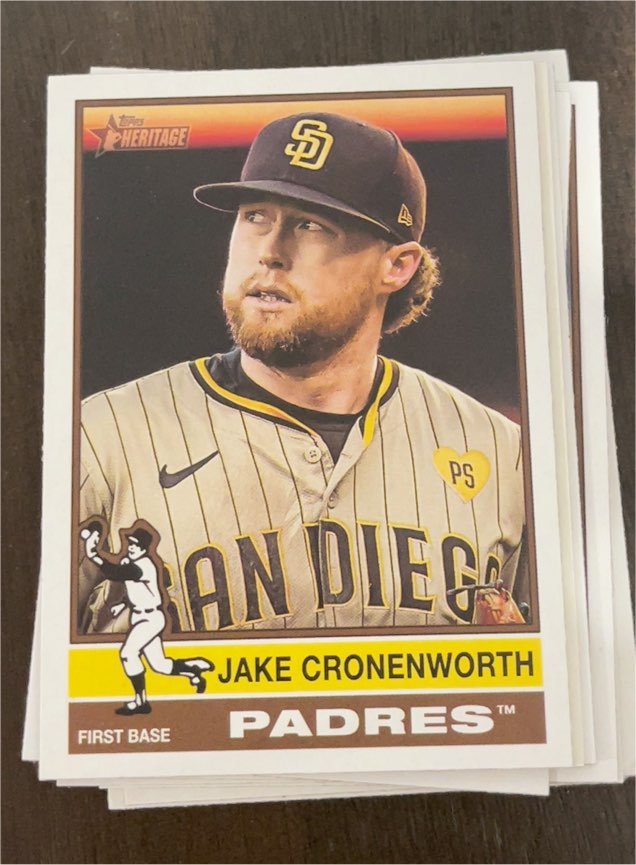 2025 Topps Heritage #285 Jake Cronenworth — front