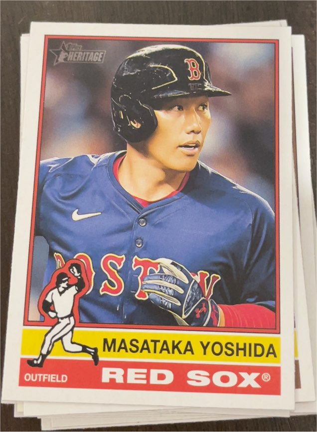 2025 Topps Heritage #125 Masataka Yoshida — front