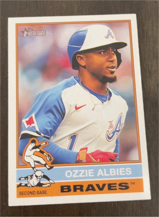 2025 Topps Heritage #365 Ozzie Albies — front