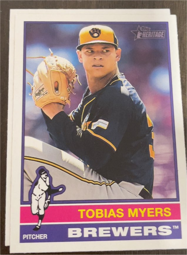 2025 Topps Heritage #137 Tobias Myers — front